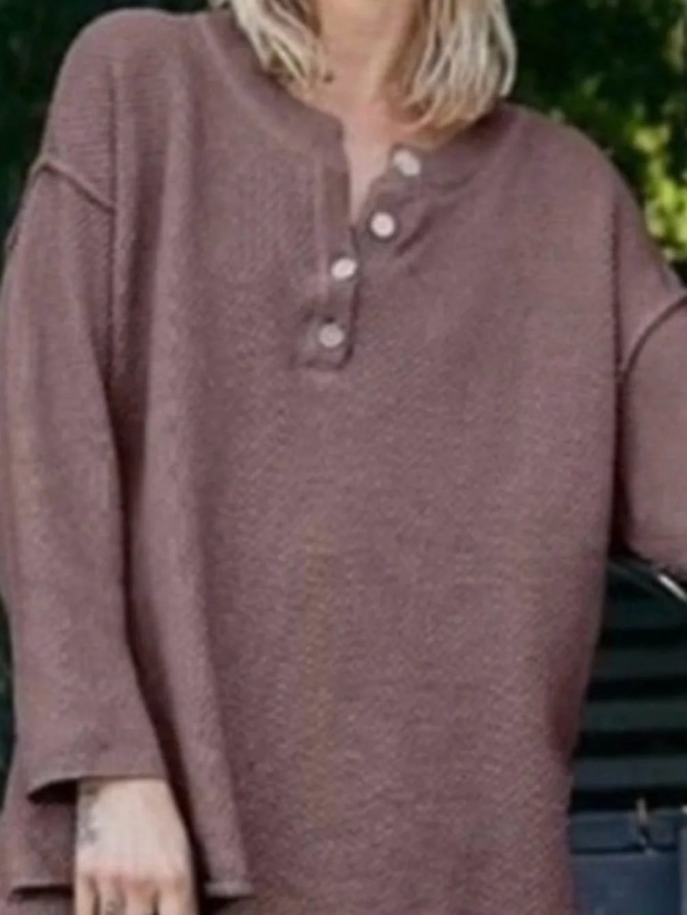 Free People Hailee sweater pullover. NWT. Brown heather